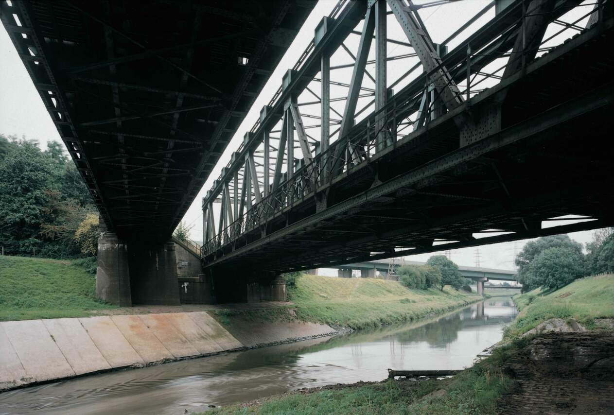  Emscher, Güterbahnbrücke und A 42