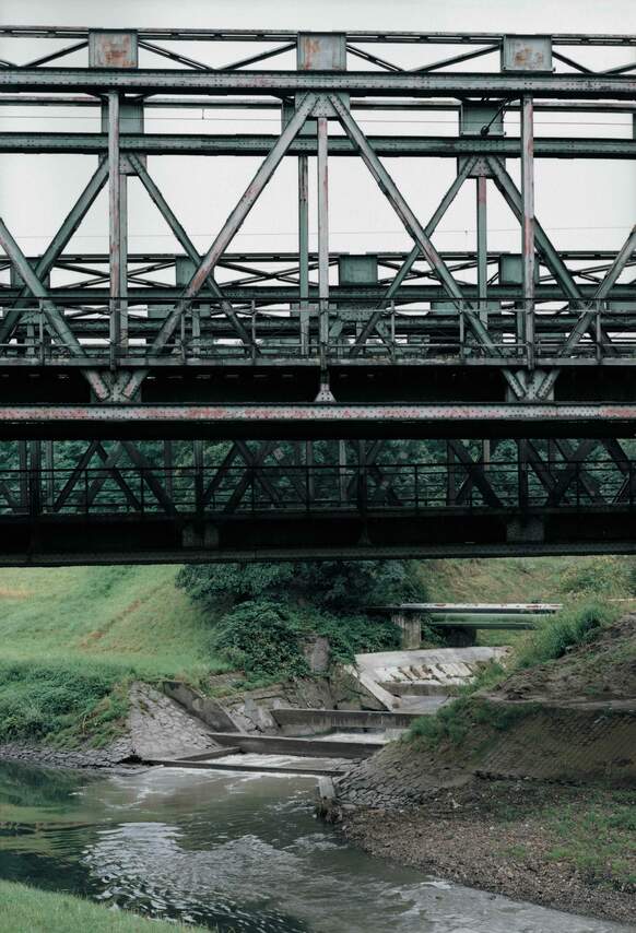  Bernemündung mit Güterbahnbrücke