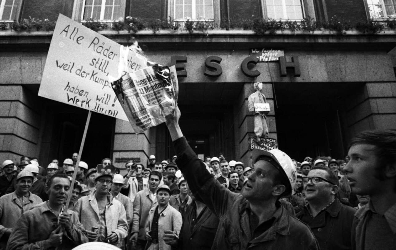 Septemberstreiks der Stahlarbeiter