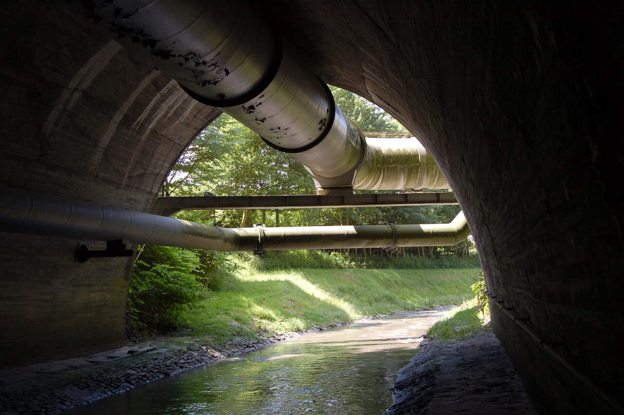 Bereich Emschertunnel in Dorstfeld